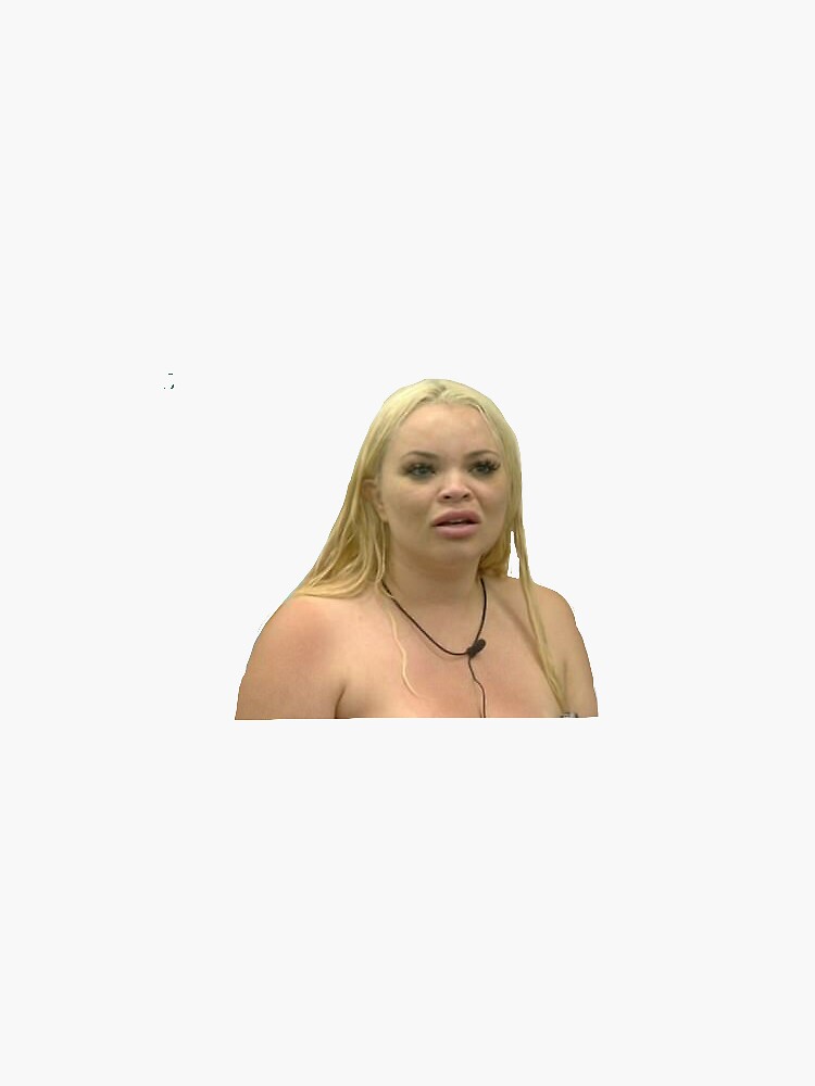 &ldquo;Trisha Paytas Egg Head&rdquo; Sticker by sachpatch | Redbubble