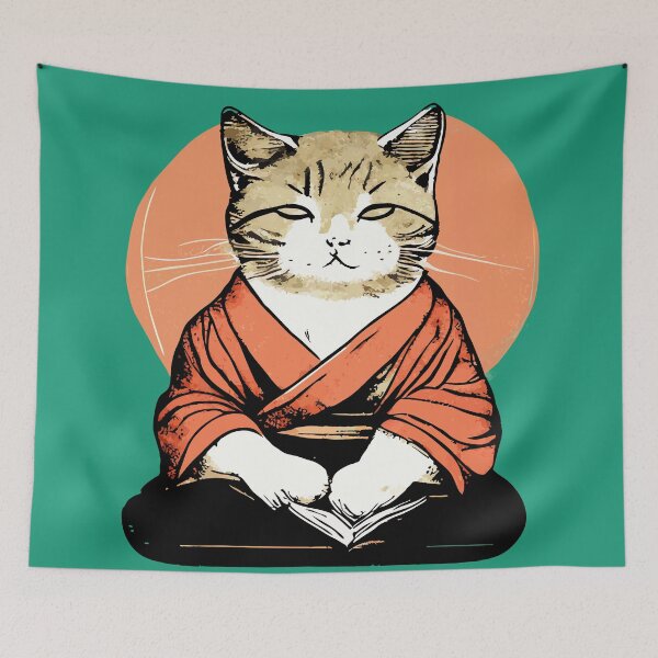 Artikelvorschau, Philosophy Cat - Confucius Cat entworfen und verkauft von ArchieDid.