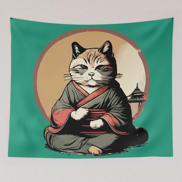 Artikelvorschau, Philosophy Cat - Zhu Xi Cat entworfen und verkauft von ArchieDid.