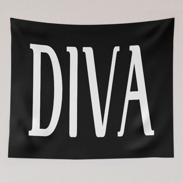 Item preview, DIVA Word White Text designed and sold by Jeallan Designs.