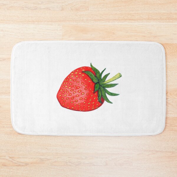 Item preview, Red strawberry risography retro illustration designed and sold by EngineerGoC.