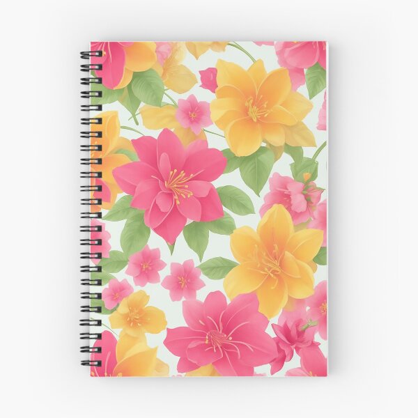 Item preview, Vibrant Gumamela Flower Seamless Pattern Design - Fuchsia, Coral, Orange, and Yellow designed and sold by CharmingChic.