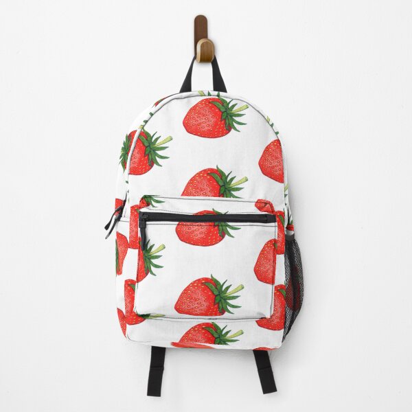 Item preview, Red strawberry risography retro illustration designed and sold by EngineerGoC.