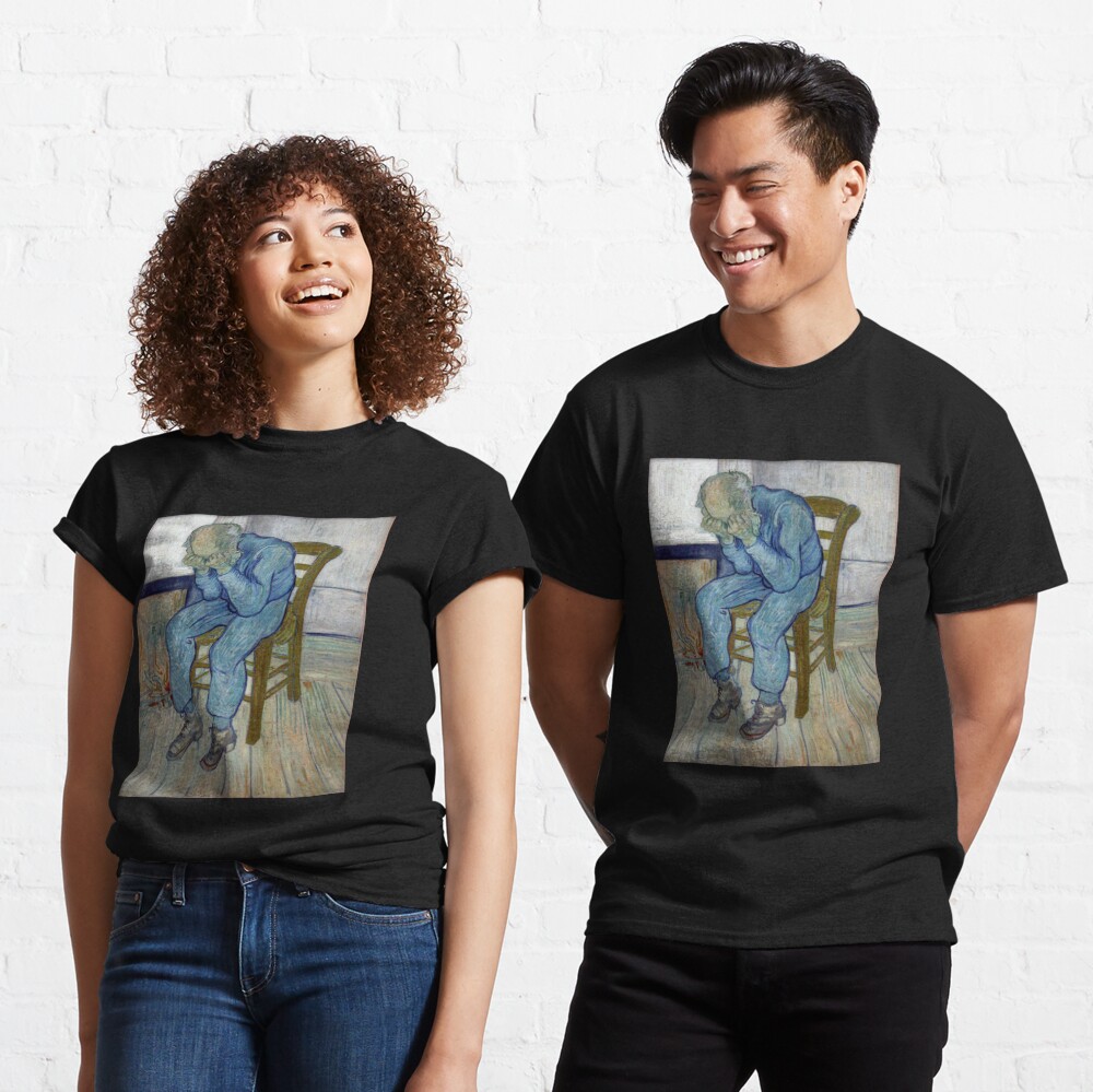 'At Eternity's Gate' by Vincent Van Gogh (Reproduction) Classic T-Shirt