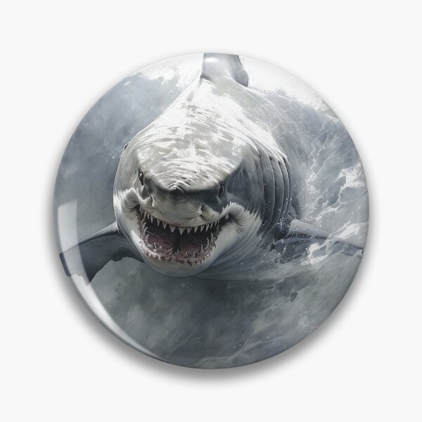 Item preview, Great white shark designed and sold by SvarunPogani.