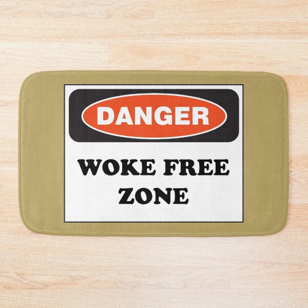 Item preview, Do not danger sticker woke free zone designed and sold by UberSpark.