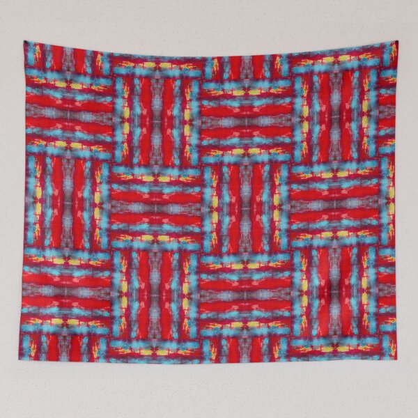 Item preview, Colours of Spain Monoprint Offset Pattern designed and sold by vallisrowe.