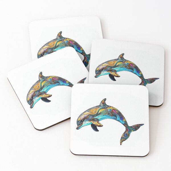 Item preview, dolphin art designed and sold by KI-Raphael.