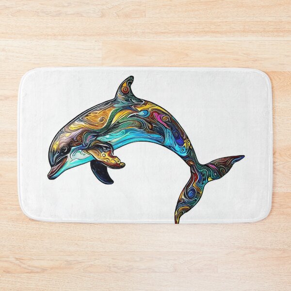 Item preview, dolphin art designed and sold by KI-Raphael.