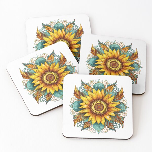 Item preview, Diwali Sunflower: Radiant Blooms of Celebration designed and sold by FrescoDesign.