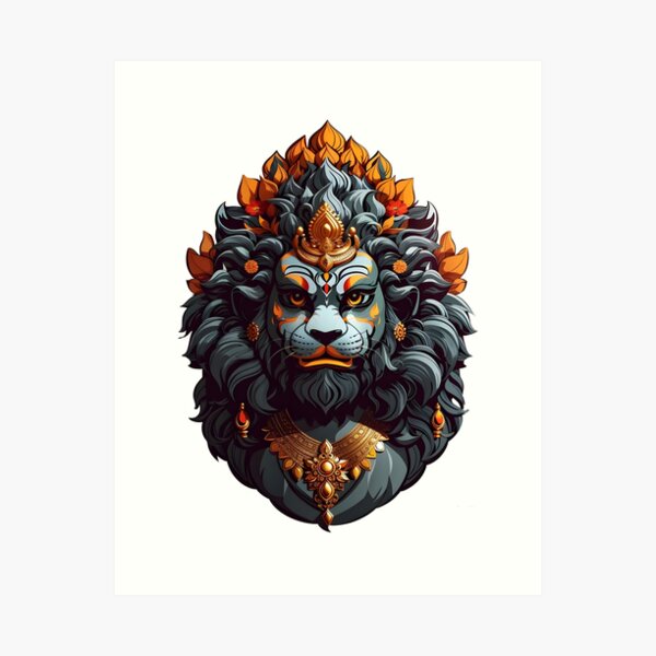 Lion head. Tribal pattern. Ethnic tattoo. Vector illustration Stock Photo -  Alamy