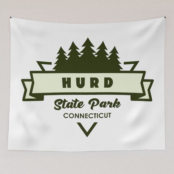 Item preview, Hurd State Park Connecticut Trees And Ribbon designed and sold by bivenart.