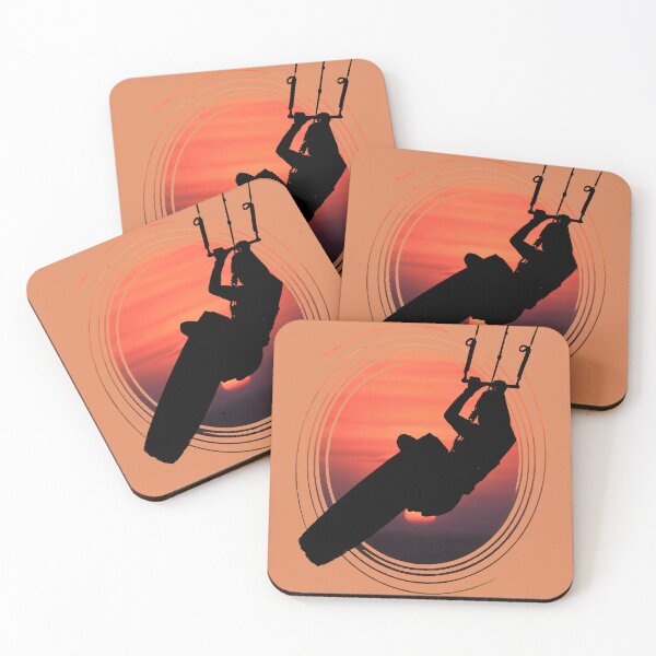 Item preview, Kitesurf Amante Del Kitesurf Silueta Negra Atardecer designed and sold by taiche.