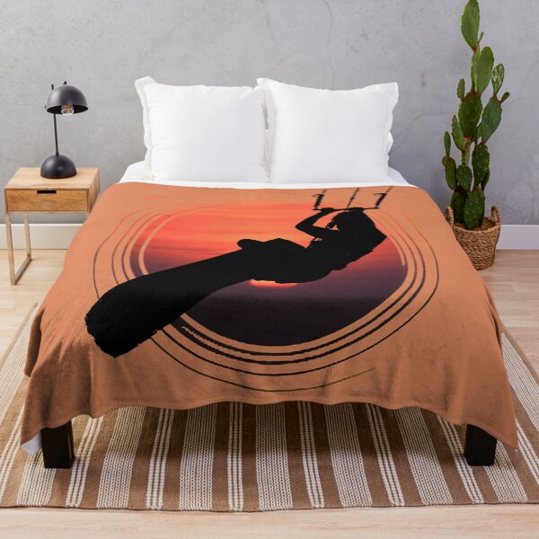 Item preview, Kitesurfer Kitesurfing Lover Black Silhouette Sunset designed and sold by taiche.