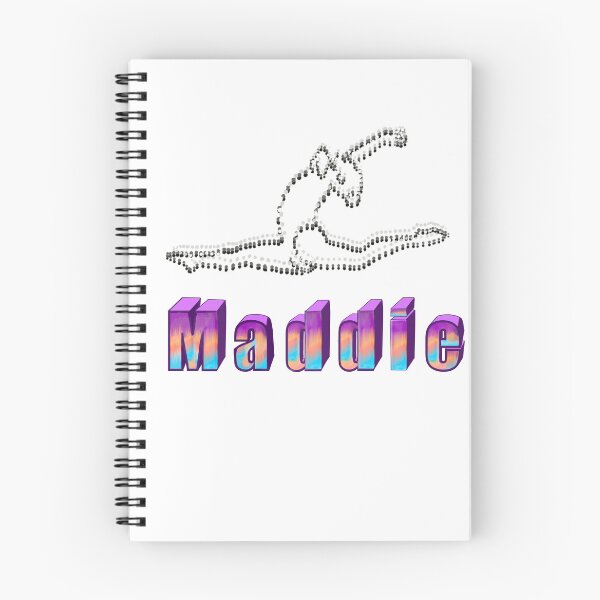 Item preview, personalised,personalized custom name for Gymnastics,dance,ballet,swimming Maddie designed and sold by Artonmytee.