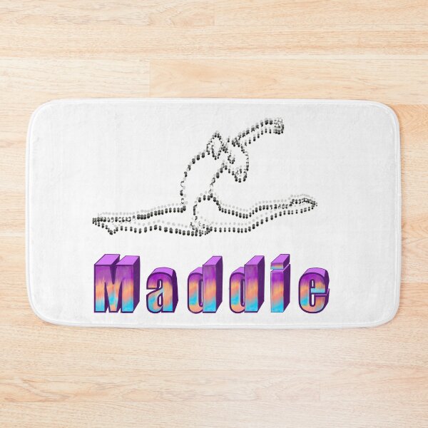 Item preview, personalised,personalized custom name for Gymnastics,dance,ballet,swimming Maddie designed and sold by Artonmytee.