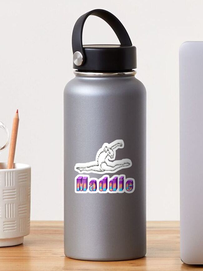 Name Sticker Label - Personalise Water Bottle Kids School/Sports/Gym/Dance  Drink