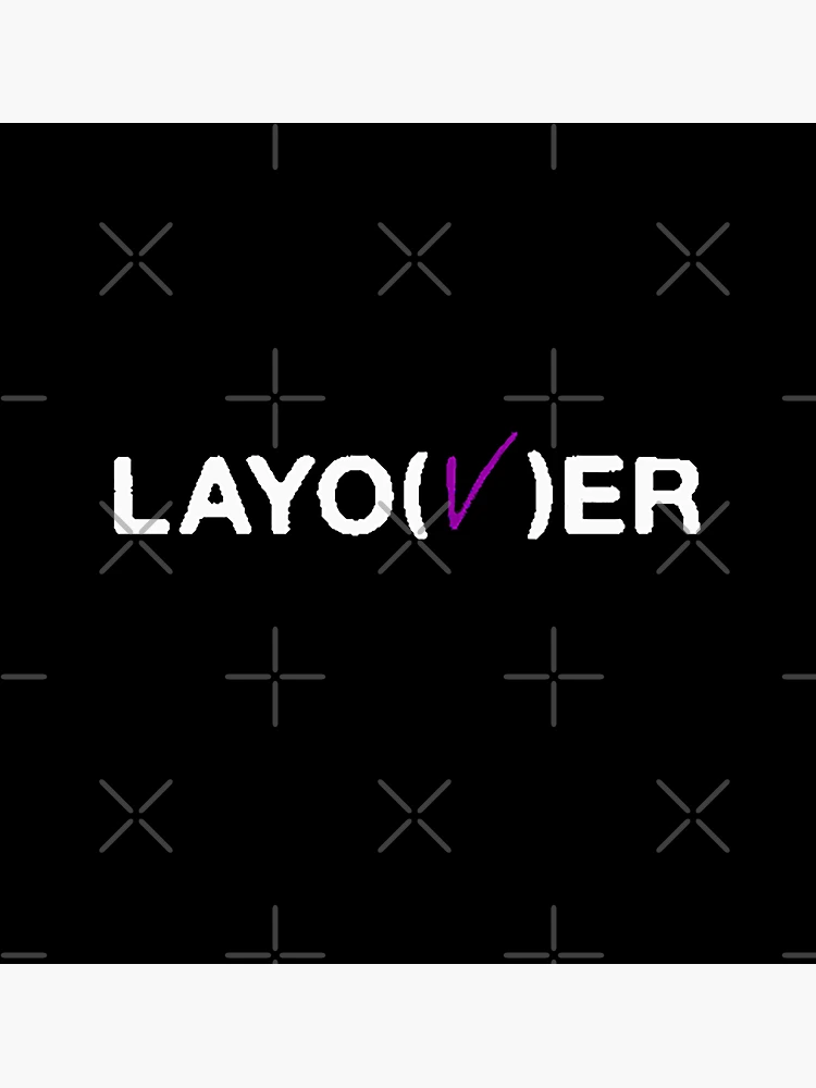 BTS Taehyung 'Layover' - Album Cover 1 Sticker for Sale by Niyuha