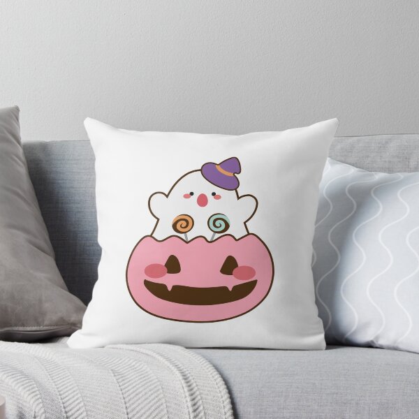 Item preview, Baby Cute Ghost with Pink Pumpkin designed and sold by NumbleRay.