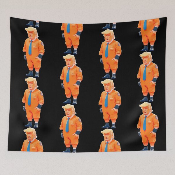 Item preview, orange jumpsuit trump designed and sold by diasj-alisa.