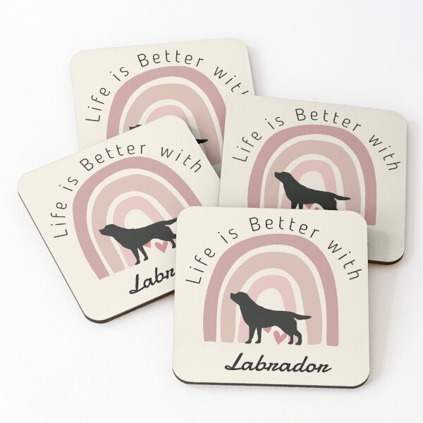 Item preview, Life Is Better With My labrador retriever Dog designed and sold by Gamicnum.