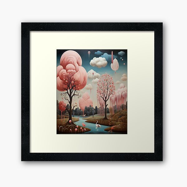 Item preview, Cotton Candy as Otherworldly Beings in the Spirit of Henri Rousseau designed and sold by cuffariquines.