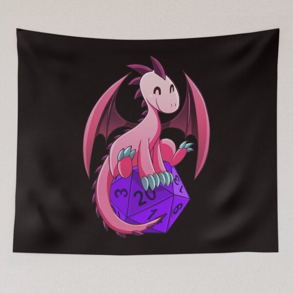 Item preview, D&D - Dragons and Dice! (Pink Dragon)  designed and sold by ABEDULAMUGR.