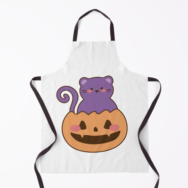 Item preview, Cute Halloween Cat with Pumpkin designed and sold by NumbleRay.