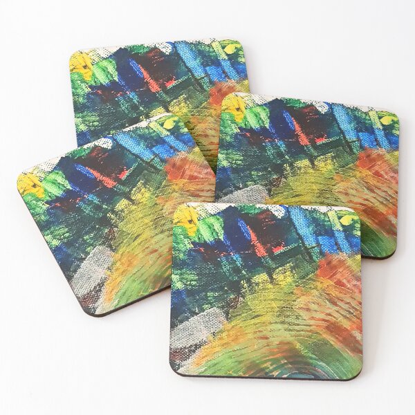 Item preview, Colorful abstract brush strokes designed and sold by alwaysforart.
