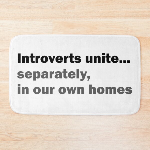 Item preview, introvert - funny phrase designed and sold by Suzanne-Mercy.