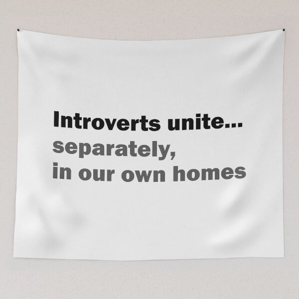 Item preview, introvert - funny phrase designed and sold by Suzanne-Mercy.