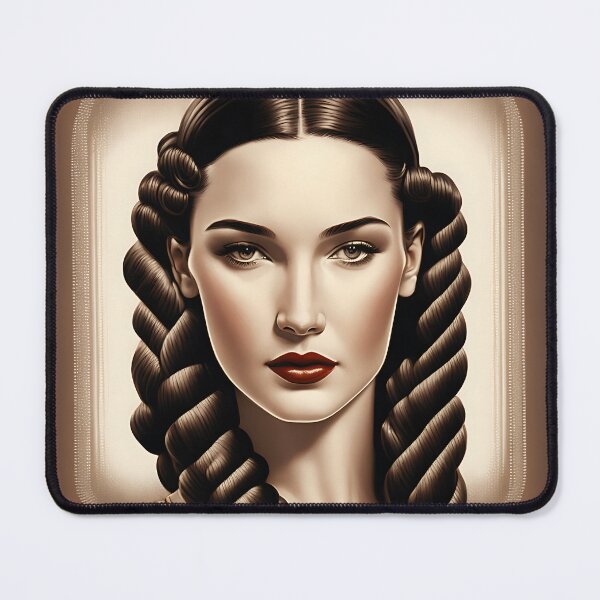 Item preview, [AI Art] Classic brunette, Art Deco Style designed and sold by Sissle.