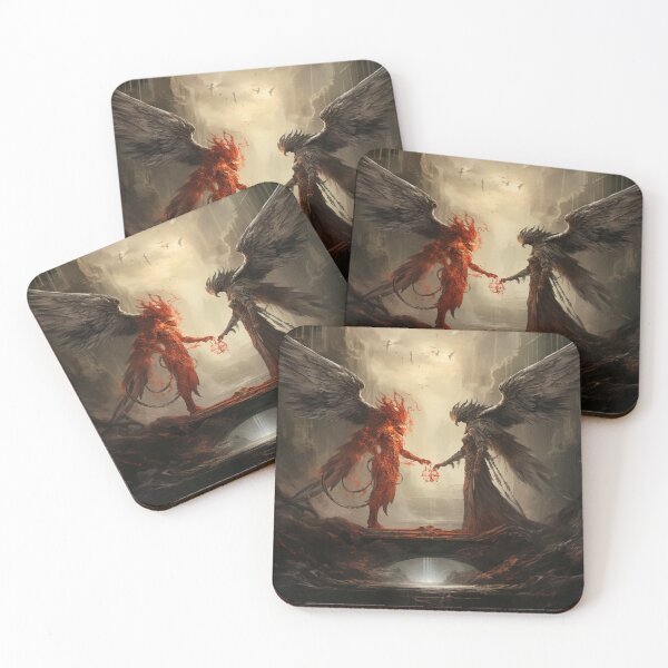 Item preview, Demon facing an angel designed and sold by Flo974.