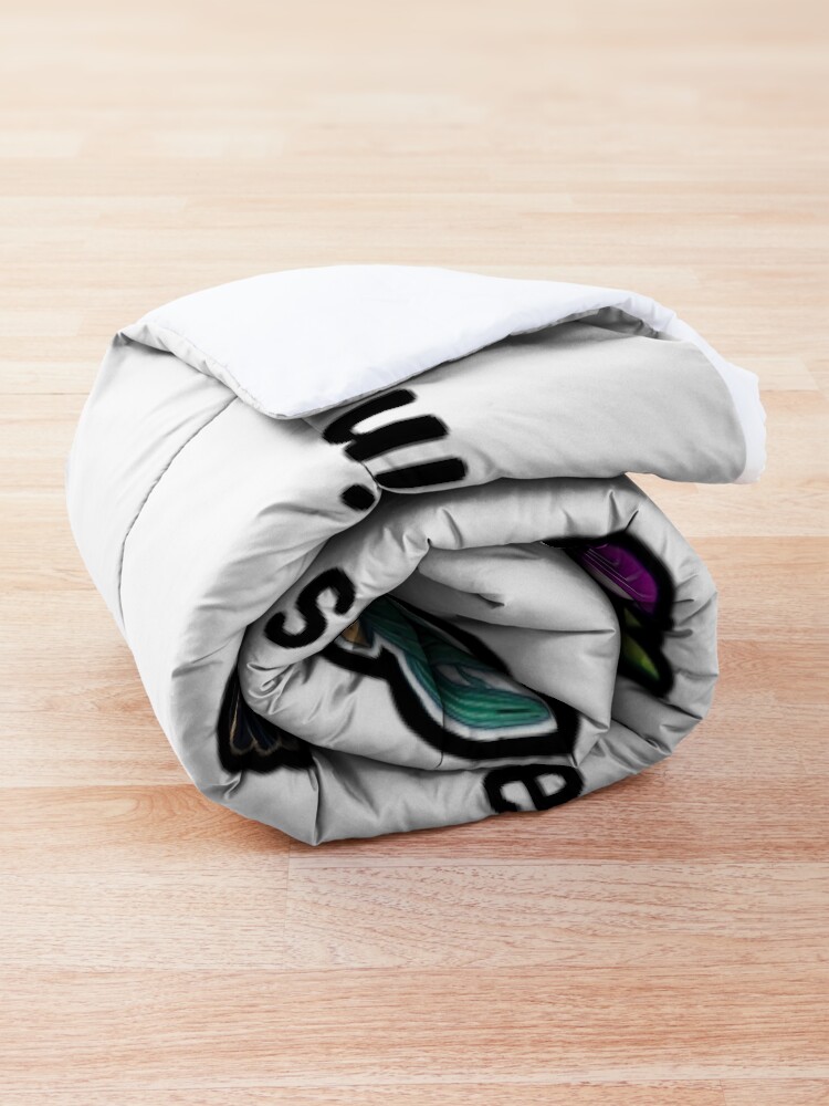 Thumbnail 4 of 6, Comforter, stranger things personality designed and sold by Siline Saad.