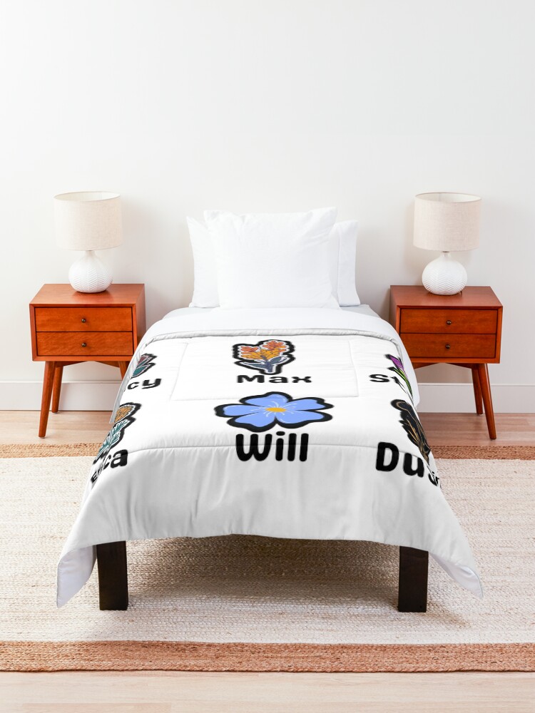Thumbnail 3 of 6, Comforter, stranger things personality designed and sold by Siline Saad.