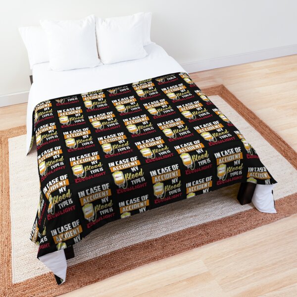 Coors Light Quilt Blanket Funny Gift For Beer Lover