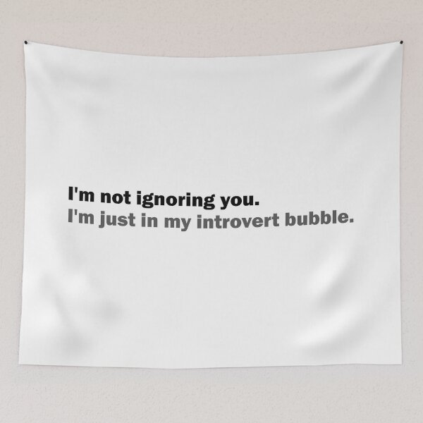 Item preview, Introvert bubble designed and sold by Suzanne-Mercy.