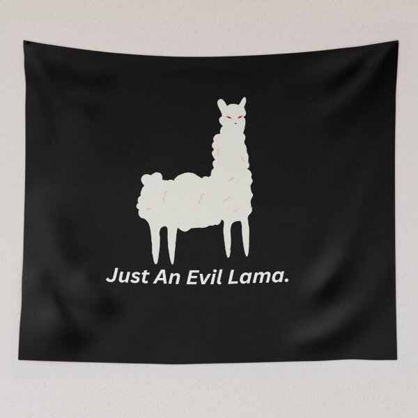 Item preview, evil lama designed and sold by syncwithnature.