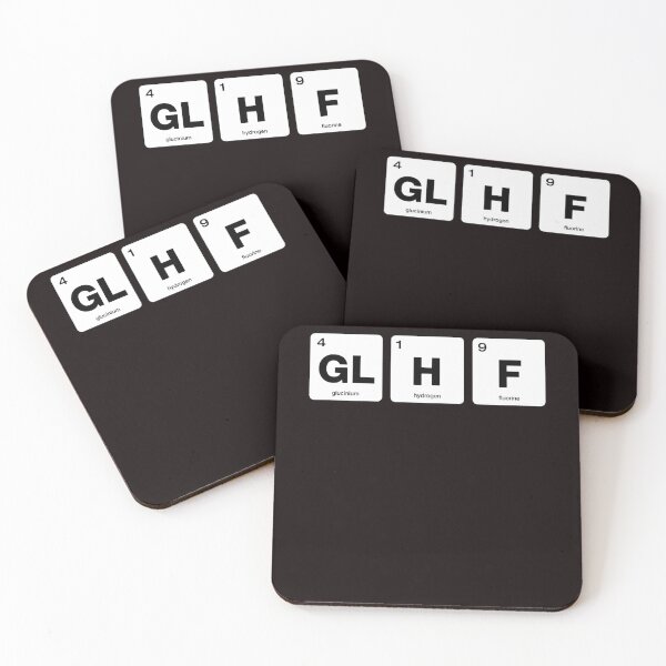 Item preview, GLHF Periodic Table  designed and sold by ANDRECHAPM.