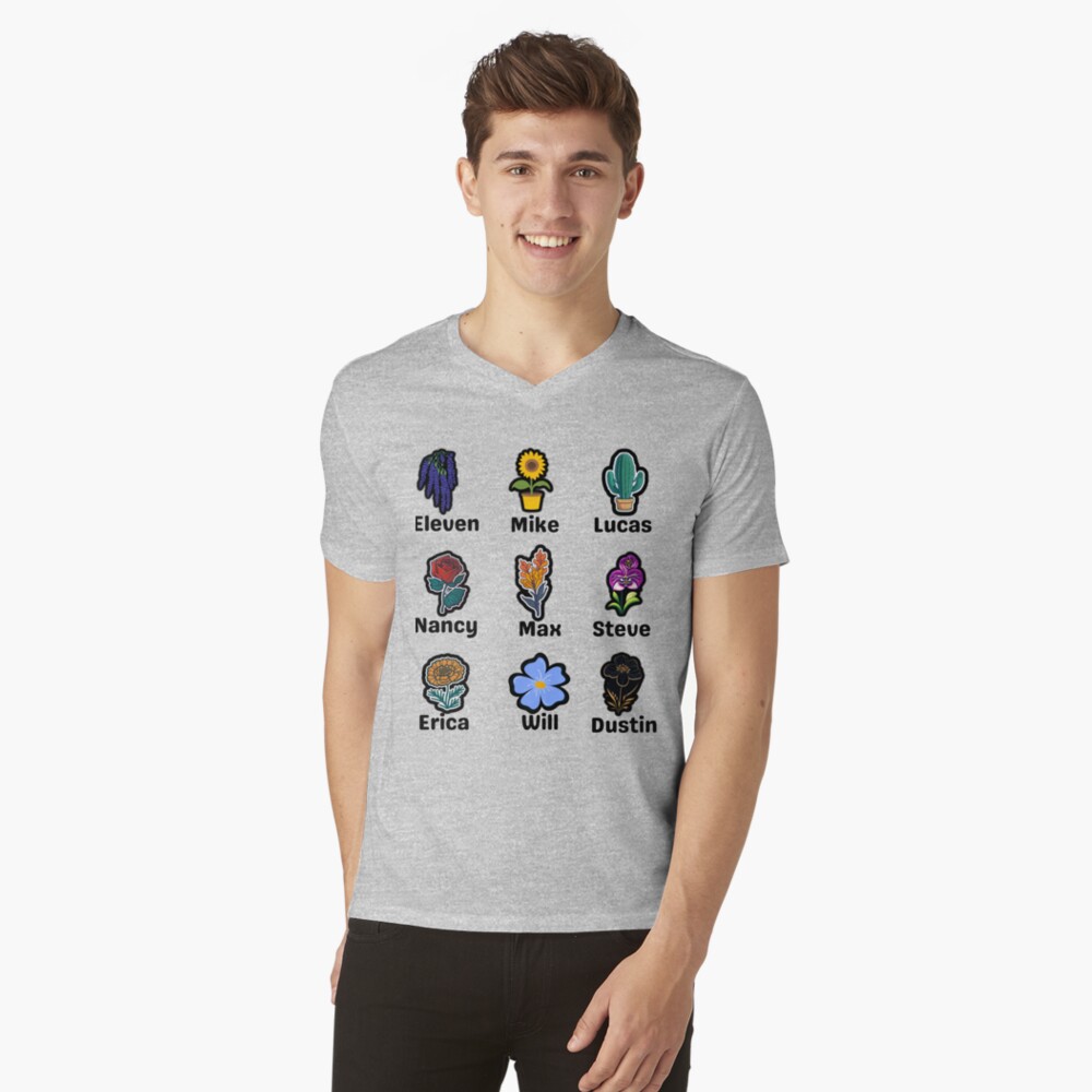 Item preview, V-Neck T-Shirt designed and sold by Greenvegetable.