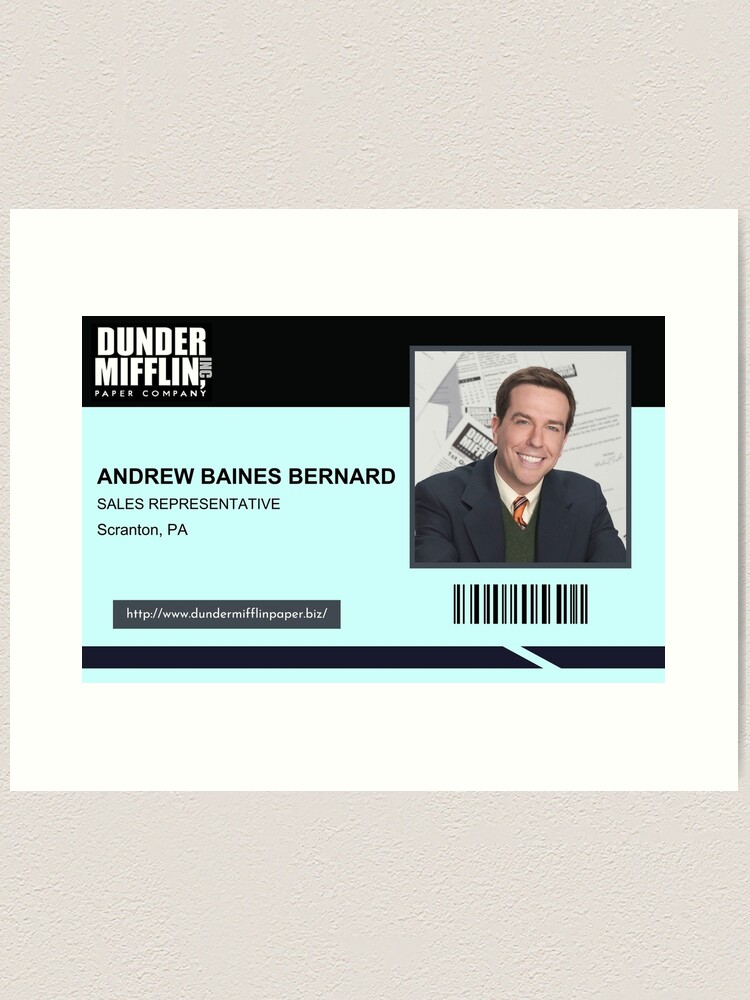 The Office Inspired - Dunder Mifflin Employee ID Badge - Kevin