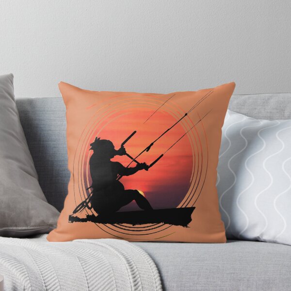 Item preview, Kitesurfer Action Water Sports Artistic Silhouette Sunset designed and sold by taiche.