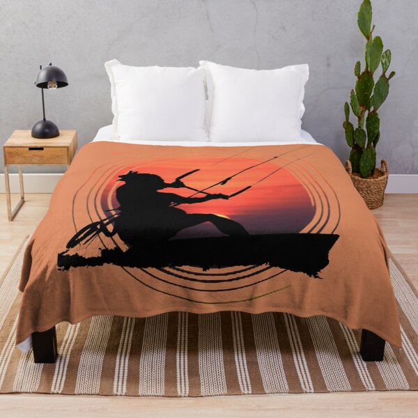 Item preview, Kitesurfer Action Water Sports Artistic Silhouette Sunset designed and sold by taiche.