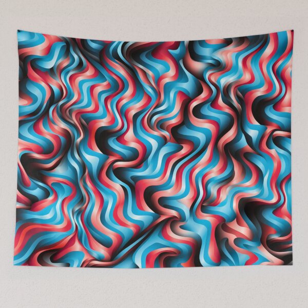 Item preview, illusion repeating pattern designed and sold by LazyLifestyle.