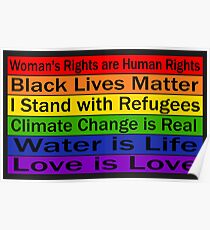 Political Protest – United we can make a change Poster