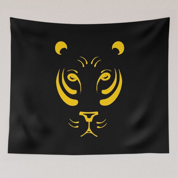 Item preview, Lion Face Outline Gold designed and sold by Jeallan Designs.