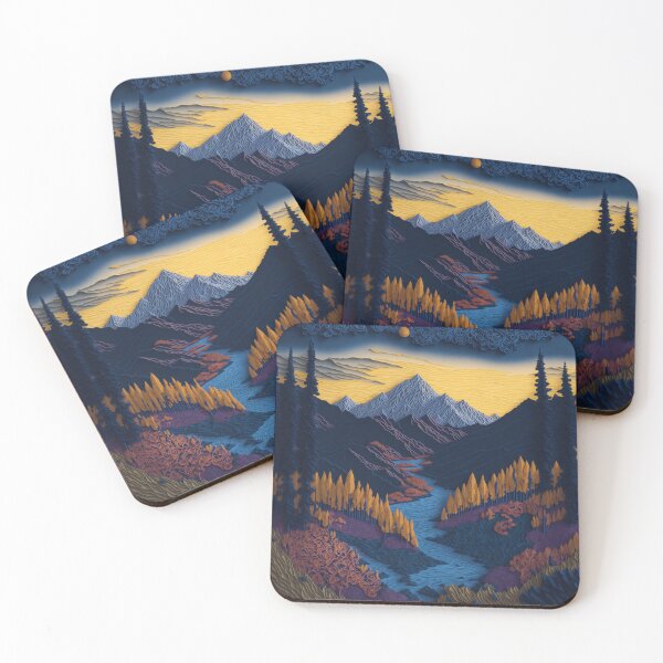 Item preview, Enchanted Denali: Paper Quilling Fantasy Landscape Inspired by Van Gogh designed and sold by RedArtG09.