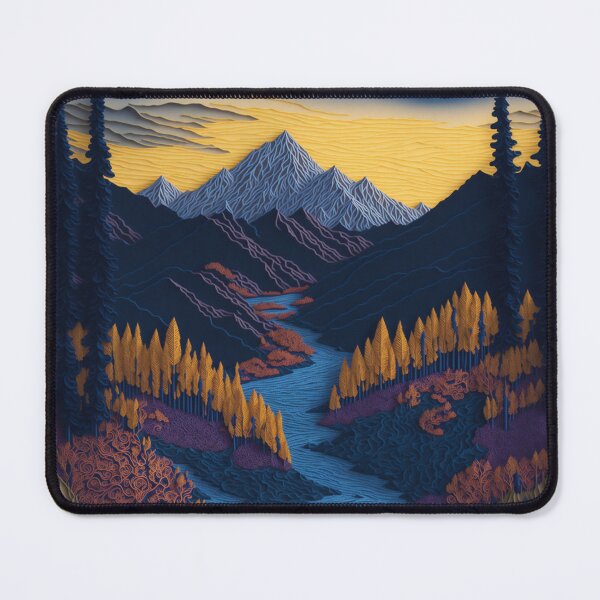 Item preview, Enchanted Denali: Paper Quilling Fantasy Landscape Inspired by Van Gogh designed and sold by RedArtG09.