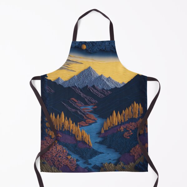 Item preview, Enchanted Denali: Paper Quilling Fantasy Landscape Inspired by Van Gogh designed and sold by RedArtG09.
