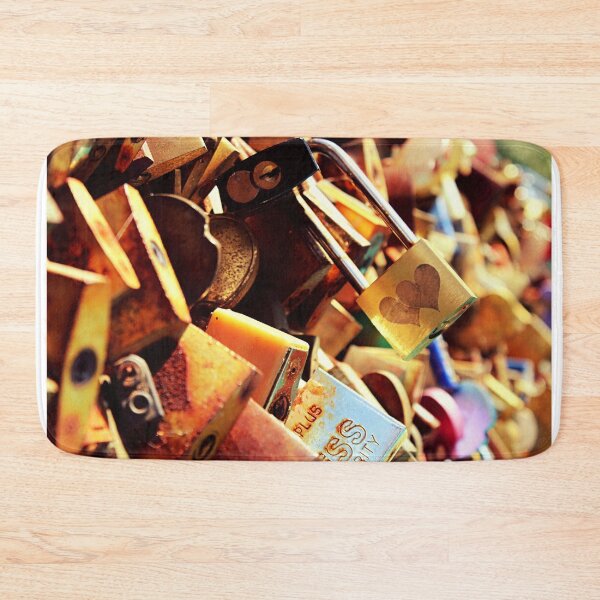 Item preview, Forget-Me-Not Padlocks on a Bridge designed and sold by Colourful Wonderful.